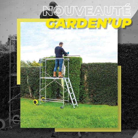 Nouvel échafaudage de jardin
