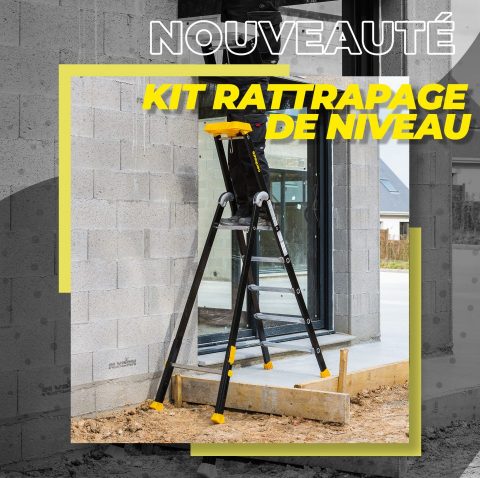 Un kit rattrapage de niveau pour l’escabeau MP